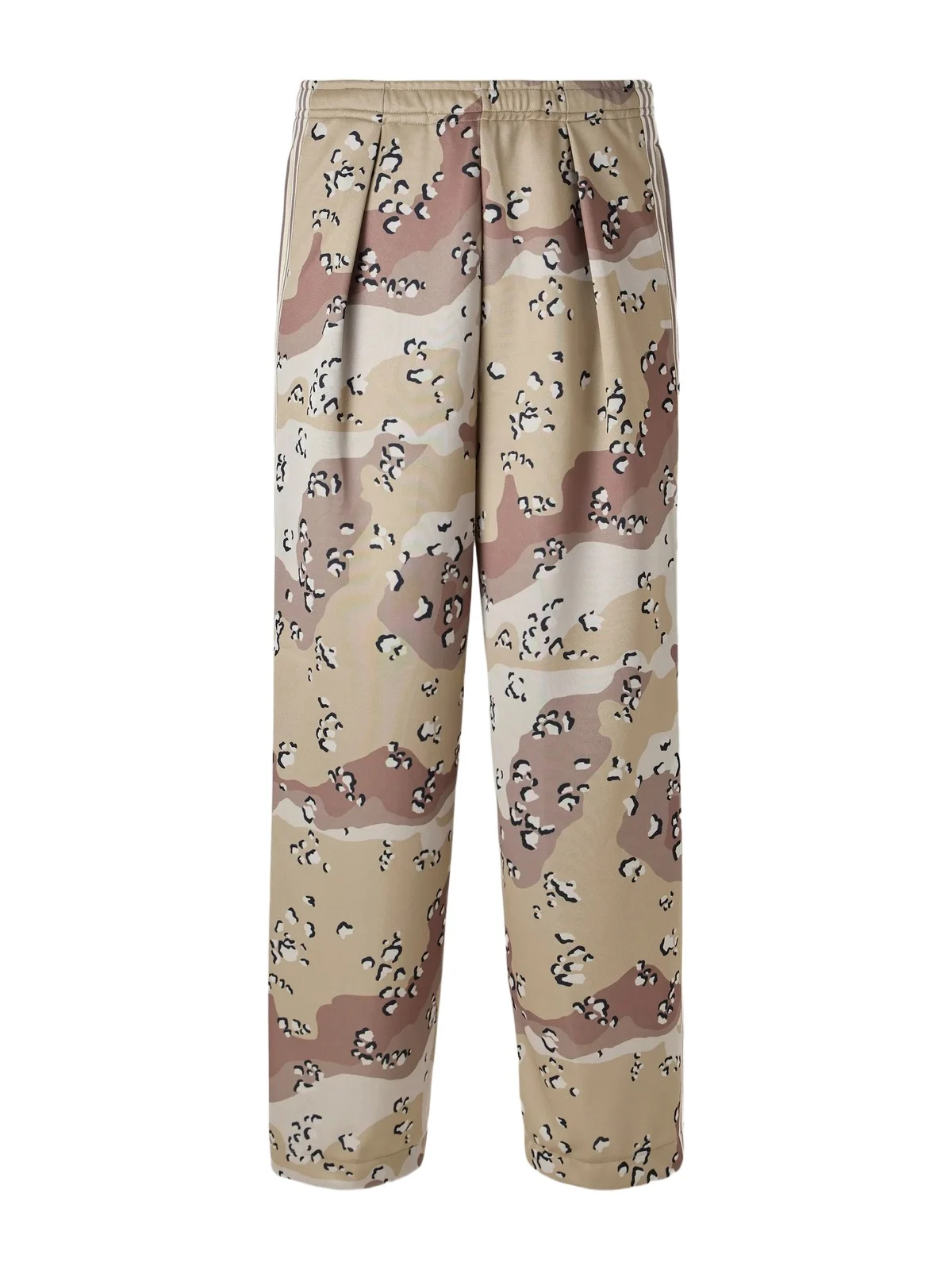 KAPITAL Straight-Leg Pleated Printed Tech-Jersey Track Pants - Men