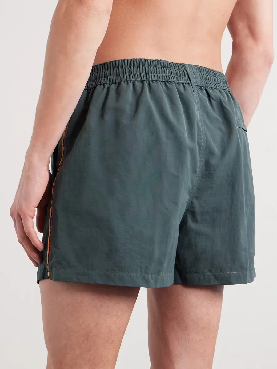 Paul Smith Straight-Leg Short-Length Recycled Swim Shorts - Men | Thumbnail 3