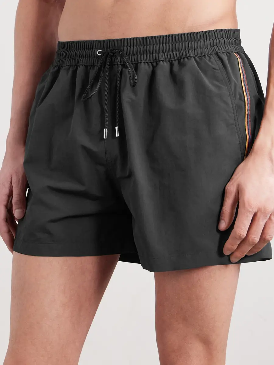 Paul Smith Straight-Leg Short-Length Recycled Swim Shorts - Men | Thumbnail 2
