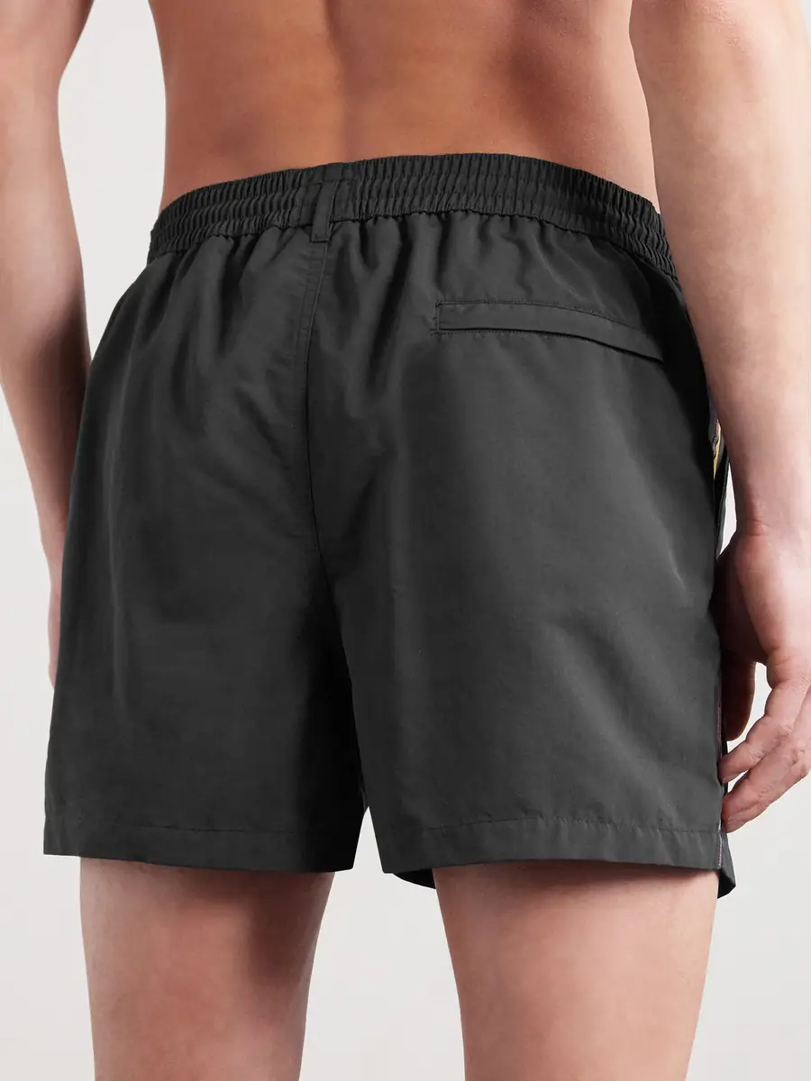 Paul Smith Straight-Leg Short-Length Recycled Swim Shorts - Men | Thumbnail 3