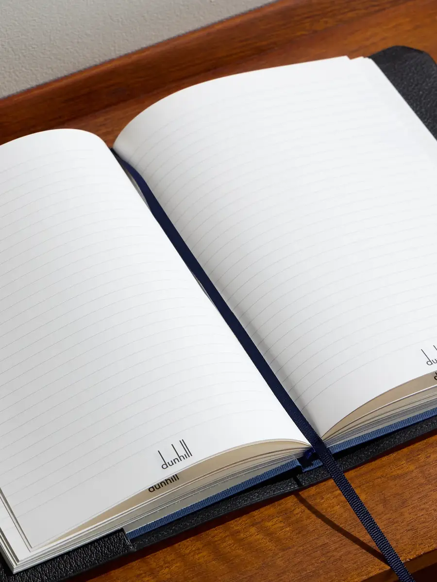 dunhill Century Logo-Debossed Full-Grain Leather Notebook - Men | Thumbnail 3 dunhill Century Logo-Debossed Full-Grain Leather Notebook - Men | Thumbnail 3