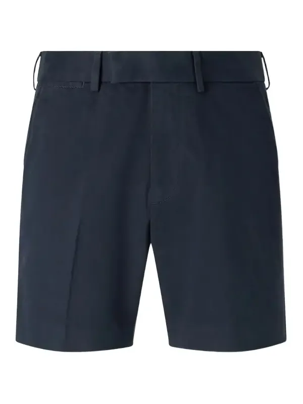 Straight-Leg Brushed Cotton-Drill Shorts - Men