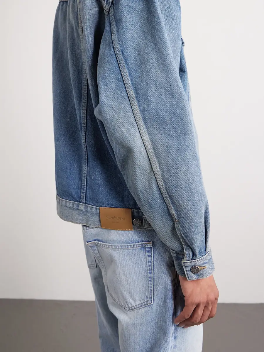 Saint Laurent Denim Trucker Jacket - Men | Thumbnail 5 Saint Laurent Denim Trucker Jacket - Men | Thumbnail 5