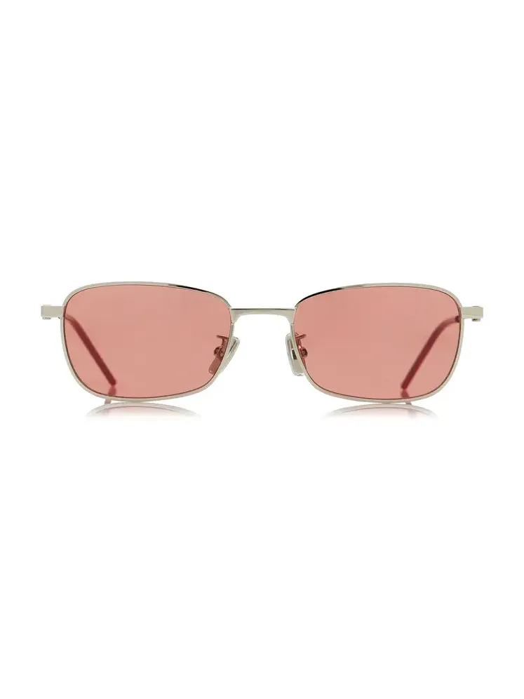 Givenchy Speed Square-Frame Metal Sunglasses