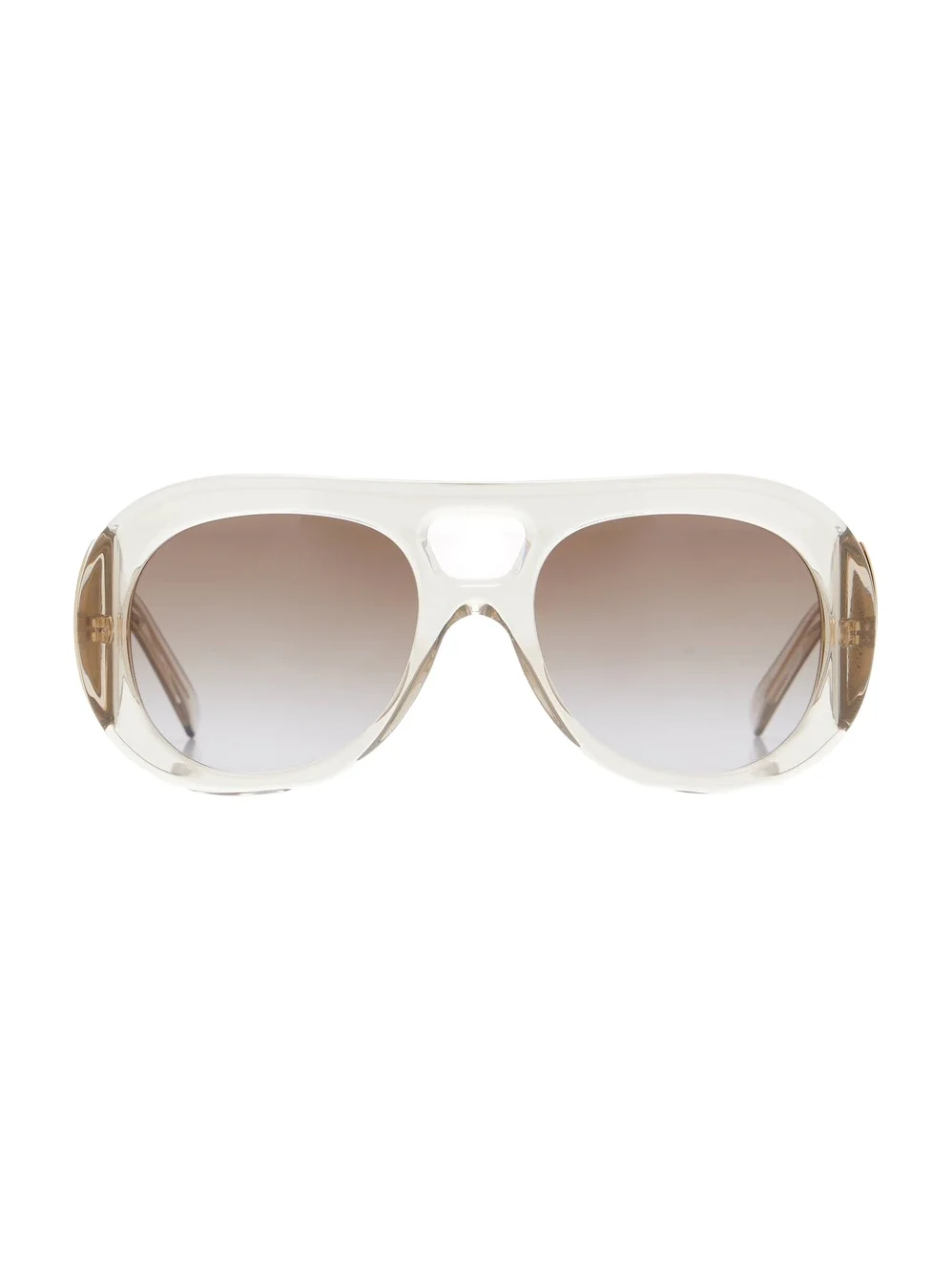 Bold Aviator-Frame Acetate Sunglasses Bold Aviator-Frame Acetate Sunglasses
