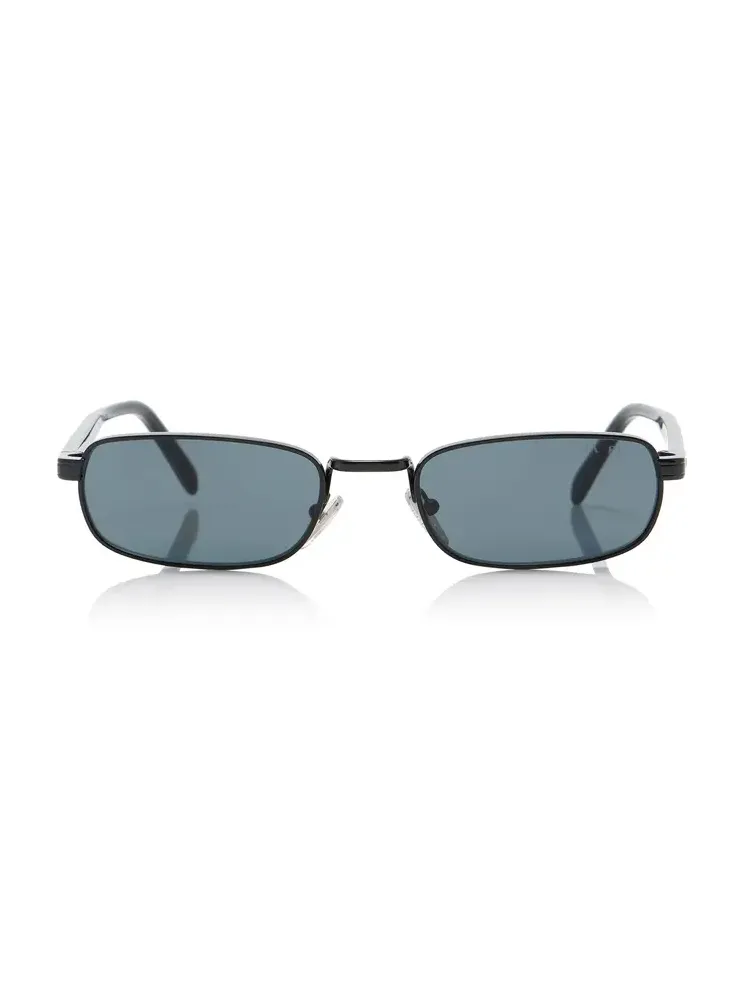 Square-Frame Metal Sunglasses