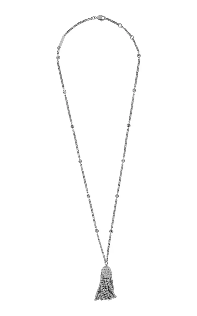 Rabanne Silver Tone Crystal Collier | Thumbnail 5