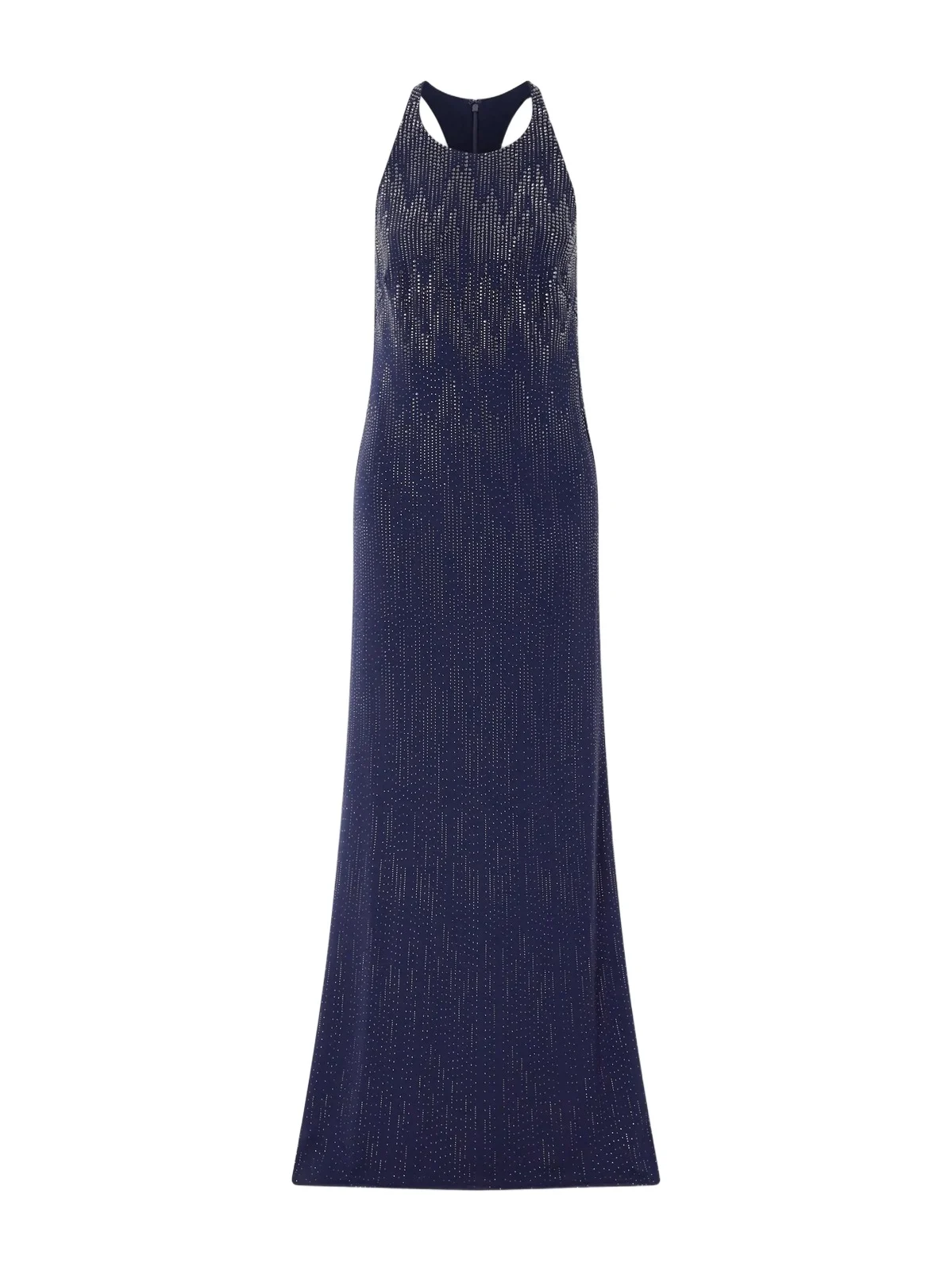 Ralph Lauren Collection Claeton Crystal-embellished Crepe Halterneck Gown