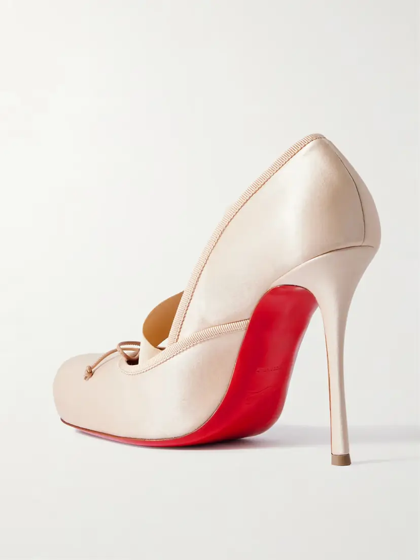 Christian Louboutin Cassiastic 100 Satin Ballet | Thumbnail 3 Christian Louboutin Cassiastic 100 Satin Ballet | Thumbnail 3