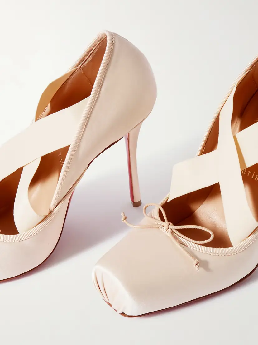 Christian Louboutin Cassiastic 100 Satin Ballet | Thumbnail 4 Christian Louboutin Cassiastic 100 Satin Ballet | Thumbnail 4