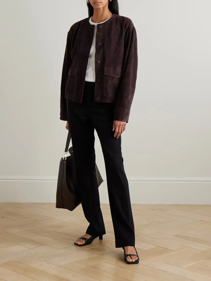St. Agni Utility Cocoon Suede Jacket | Thumbnail 2 St. Agni Utility Cocoon Suede Jacket | Thumbnail 2