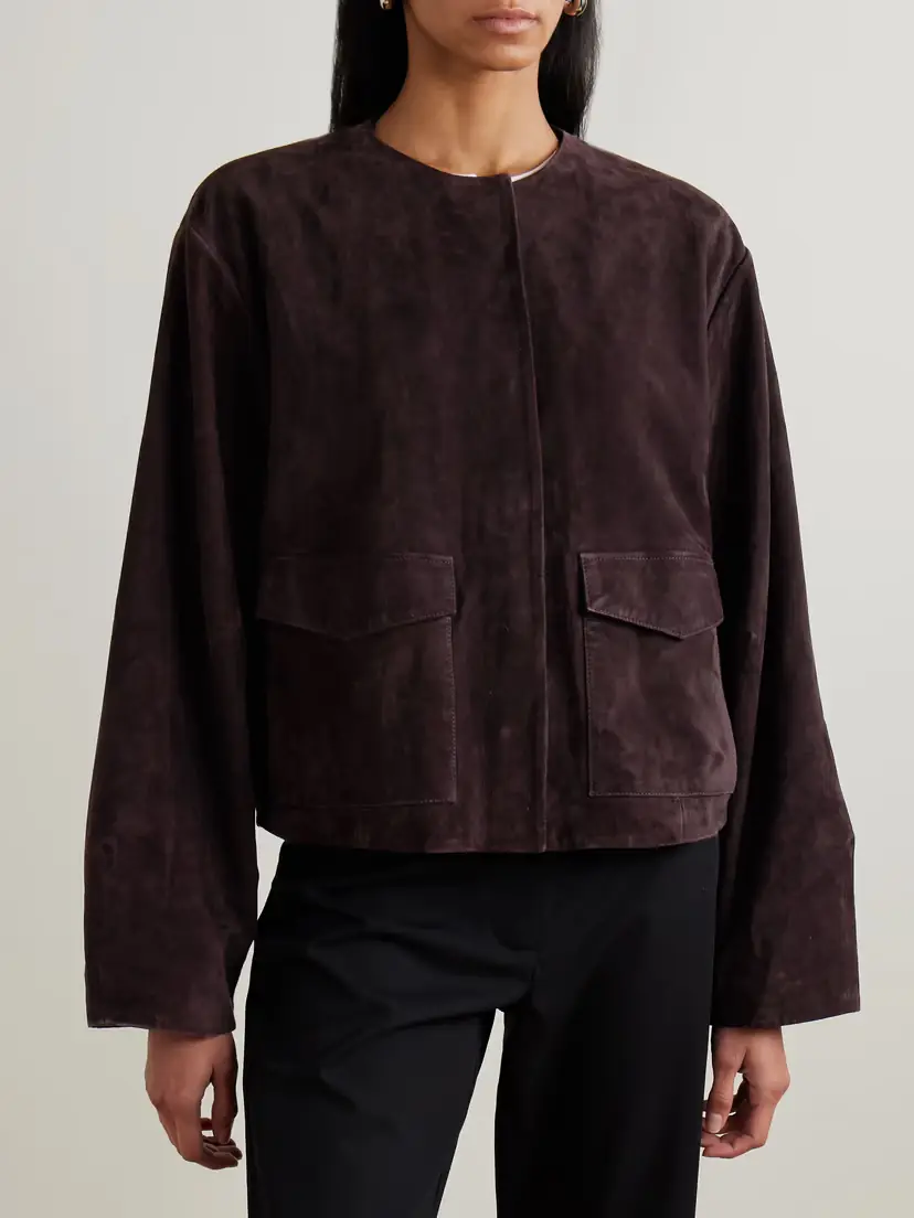 St. Agni Utility Cocoon Suede Jacket | Thumbnail 3 St. Agni Utility Cocoon Suede Jacket | Thumbnail 3