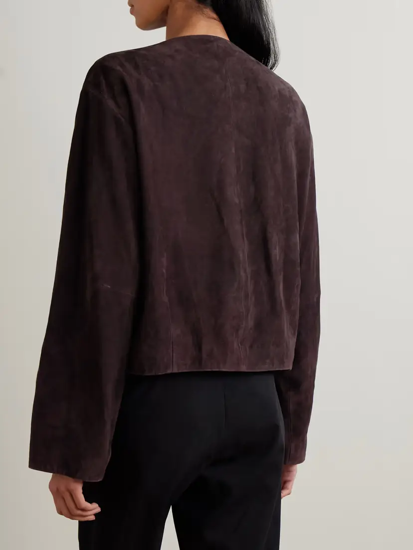 St. Agni Utility Cocoon Suede Jacket | Thumbnail 4 St. Agni Utility Cocoon Suede Jacket | Thumbnail 4