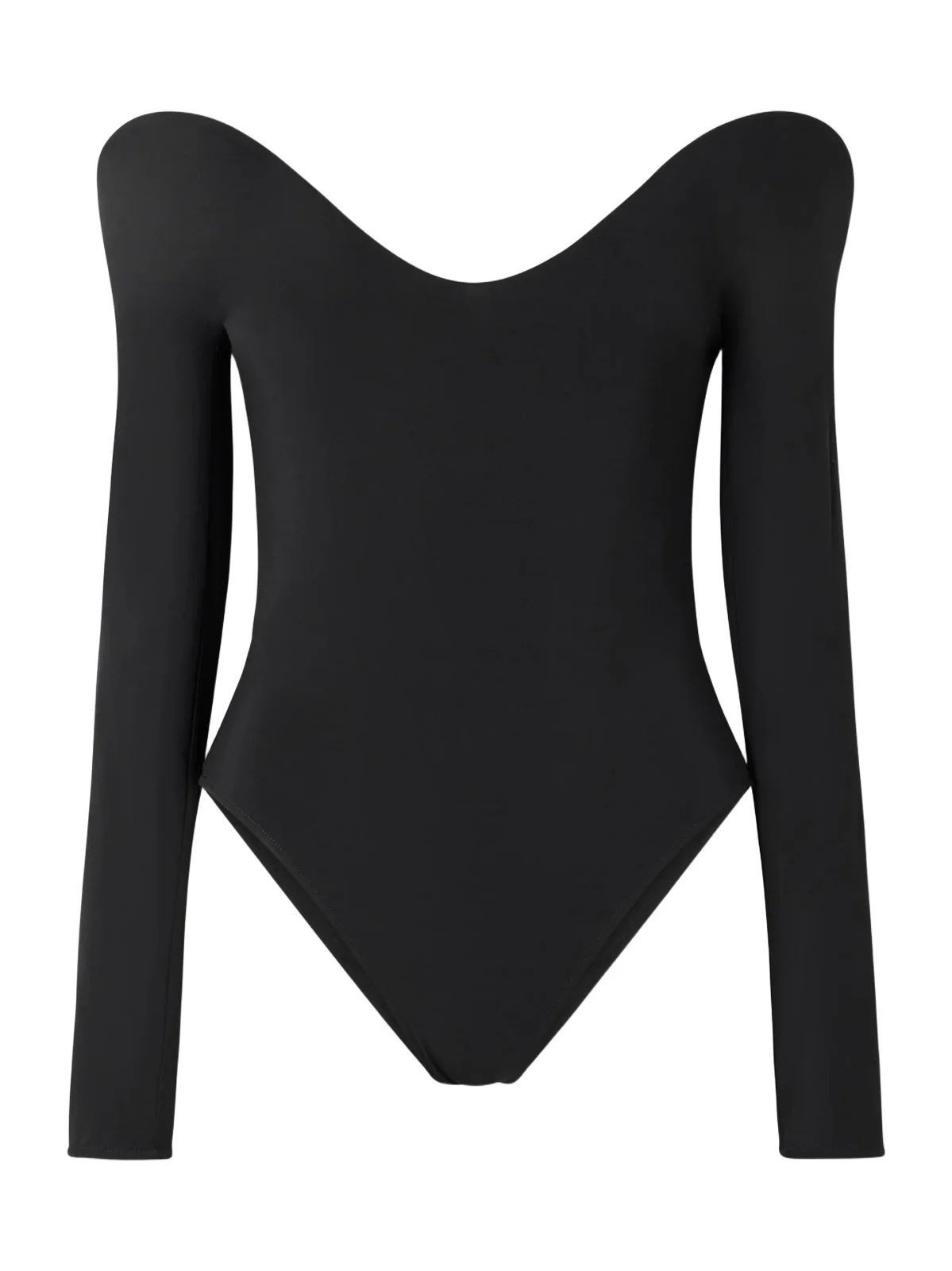 Open-back Padded Jersey Bodysuit