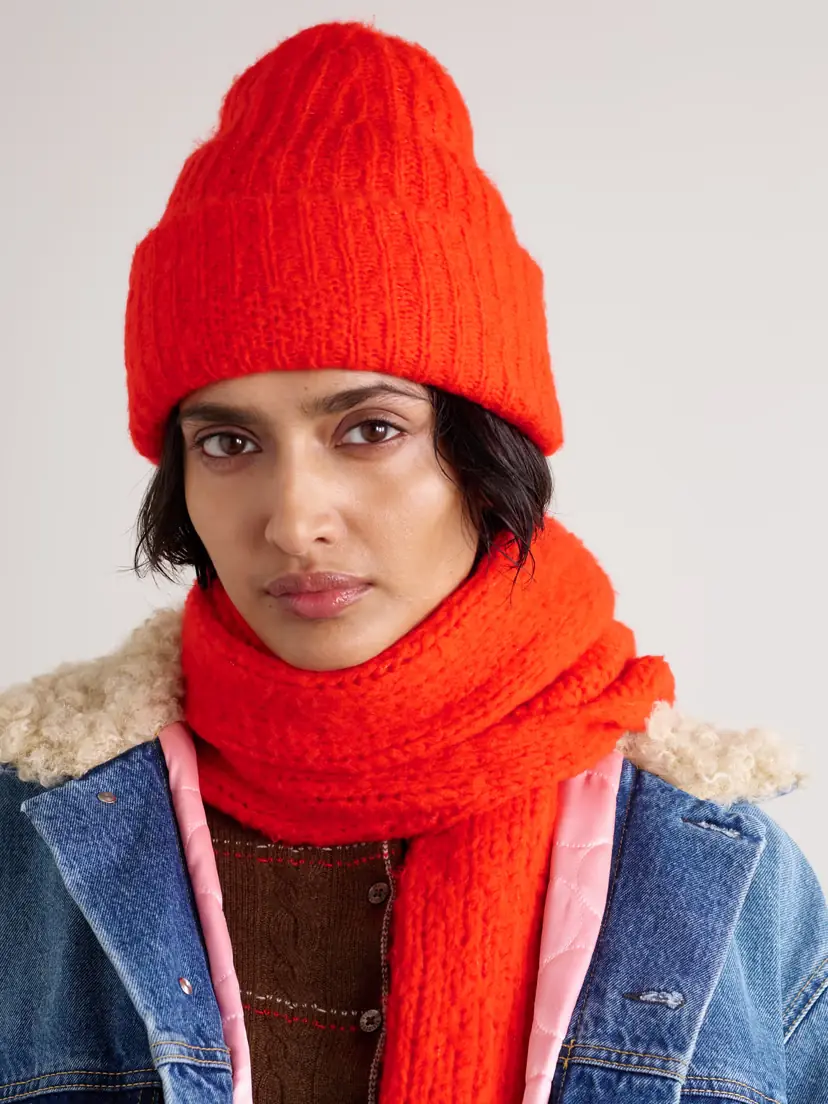 Guest In Residence Cloud Ribbed Merino Wool-blend Beanie | Thumbnail 2