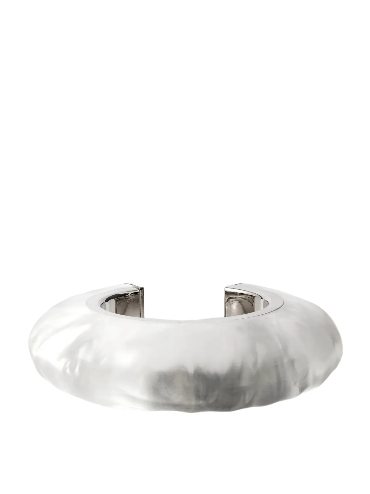 Bumper Silver-tone And Plexiglas® Cuff