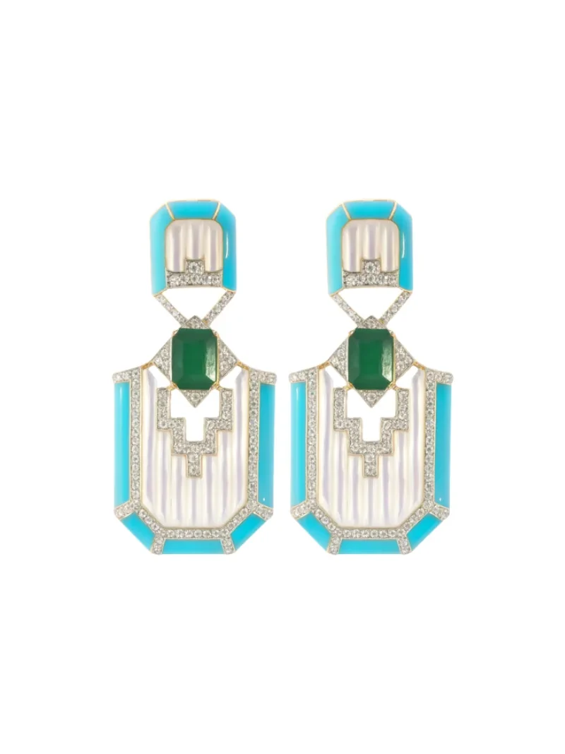 0.71ct Diamond 18K Gold Statement Earrings 0.71ct Diamond 18K Gold Statement Earrings