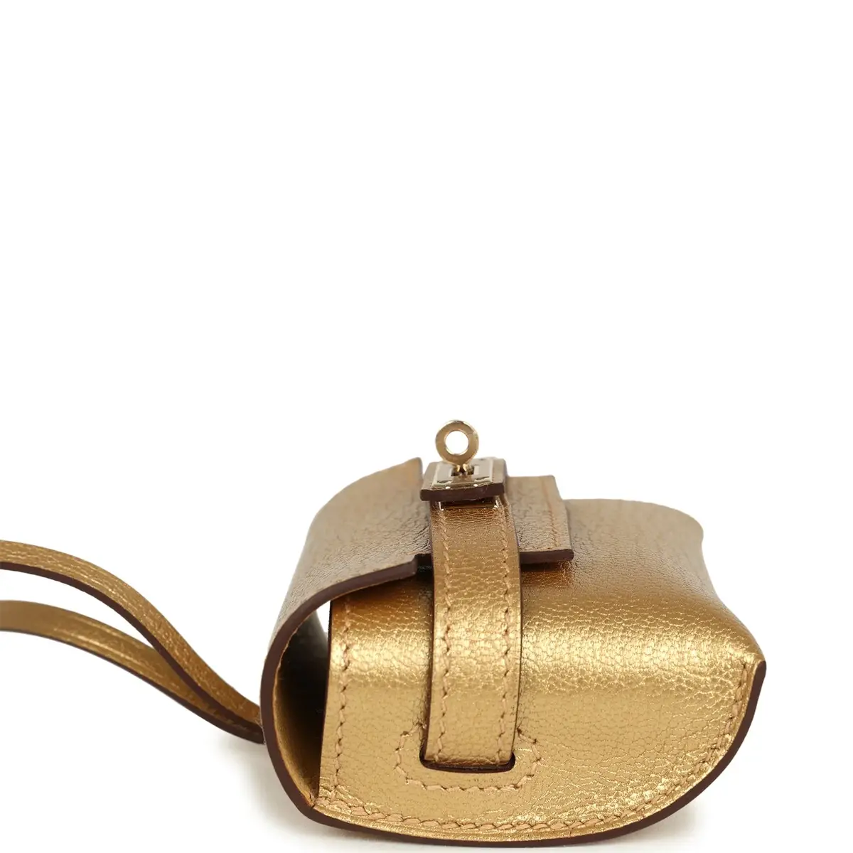 HERMÈS Hermes Kelly Festival Bag Charm Dore Chevre Chamkilight Permabrass Hardware | Thumbnail 3 HERMÈS Hermes Kelly Festival Bag Charm Dore Chevre Chamkilight Permabrass Hardware | Thumbnail 3