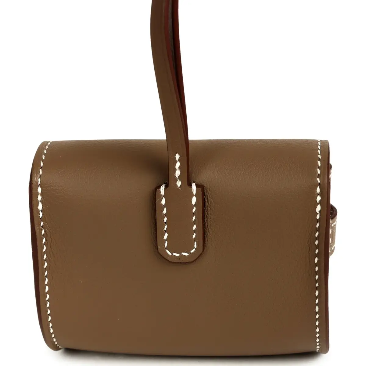 HERMÈS Hermes Kelly Festival Bag Charm Etoupe Swift Palladium Hardware | Thumbnail 4 HERMÈS Hermes Kelly Festival Bag Charm Etoupe Swift Palladium Hardware | Thumbnail 4