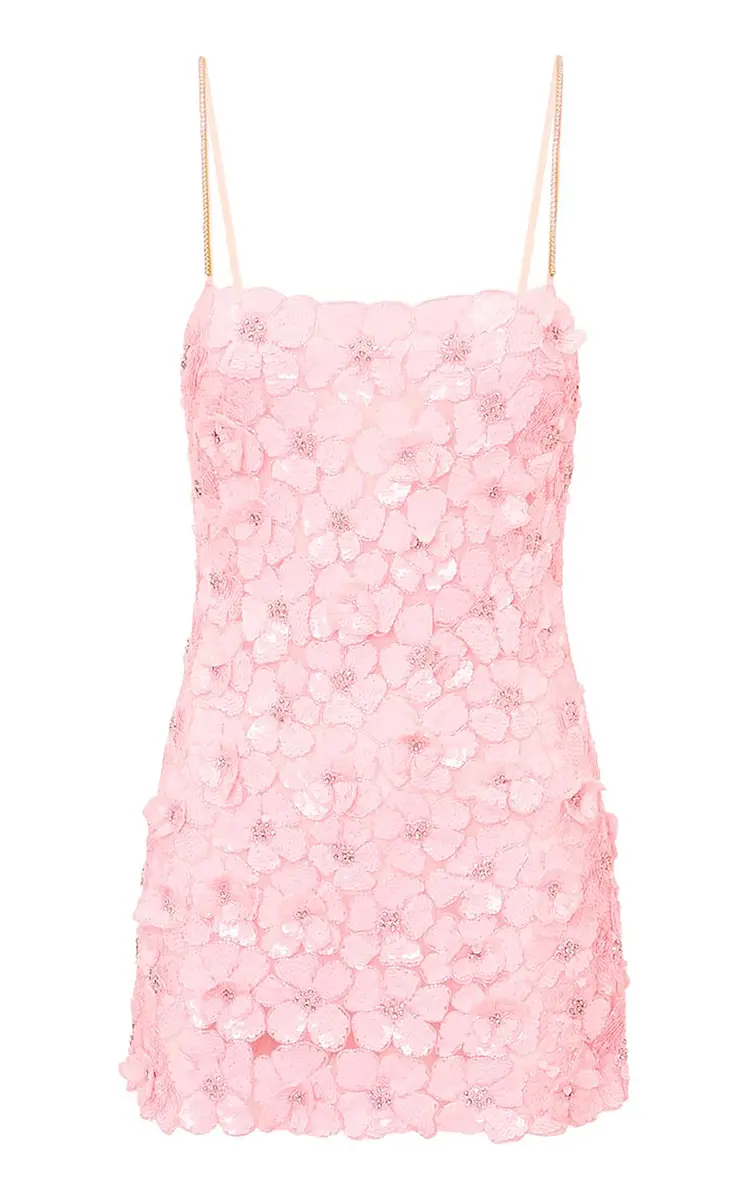 LoveShackFancy Aleria Sequined Mini Dress | Thumbnail 2