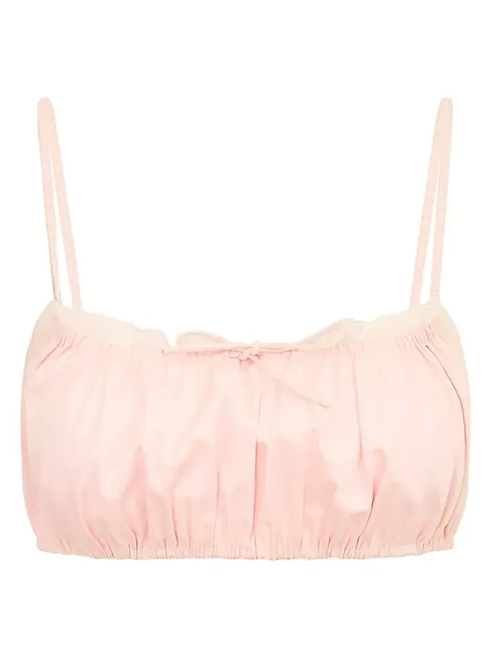 Yeva Bustier Satin Top Yeva Bustier Satin Top