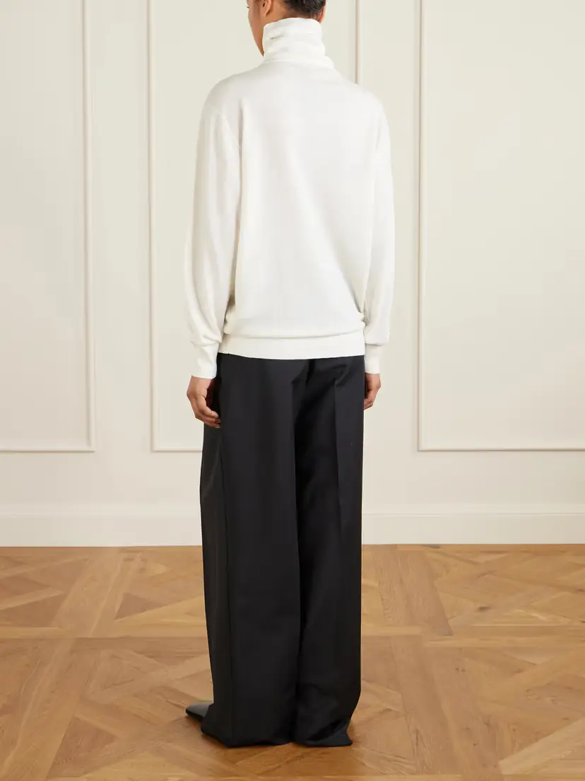 TOTEME Merino Wool Turtleneck Sweater | Thumbnail 4 TOTEME Merino Wool Turtleneck Sweater | Thumbnail 4