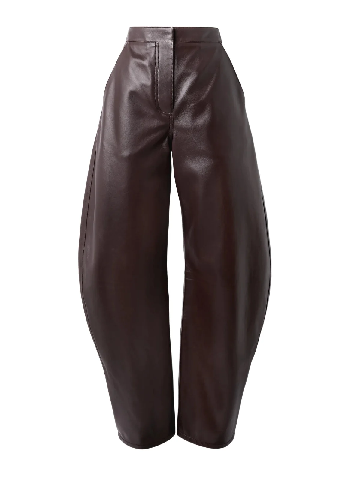 Leather Barrel-leg Pants Leather Barrel-leg Pants