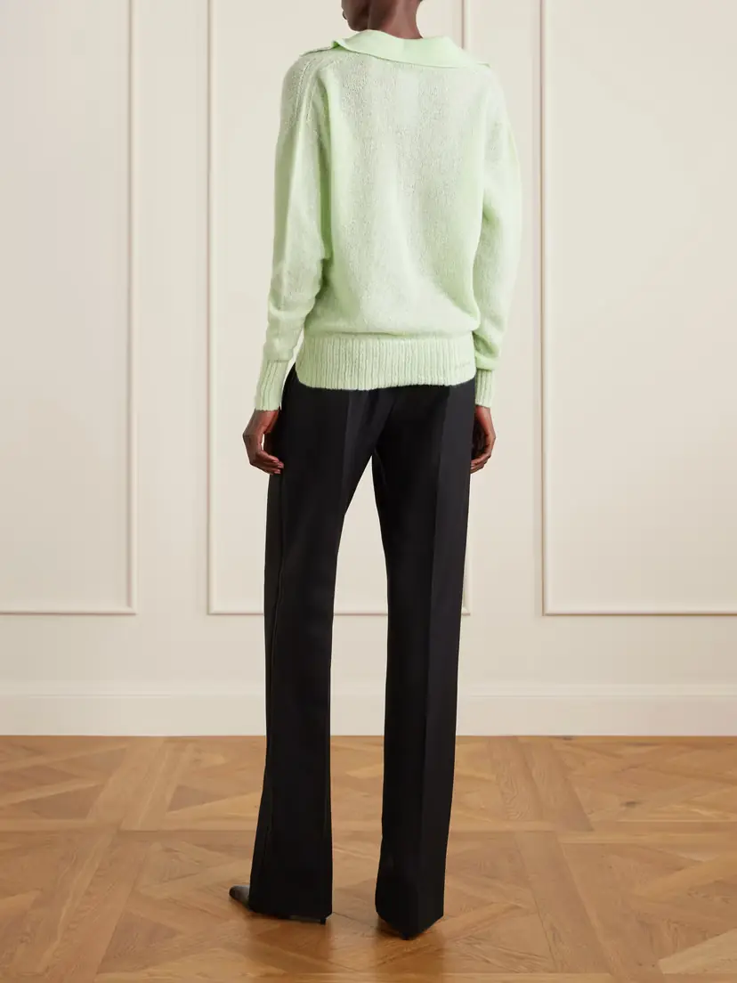 Tom Ford Cashmere-blend Polo Sweater | Thumbnail 3 Tom Ford Cashmere-blend Polo Sweater | Thumbnail 3