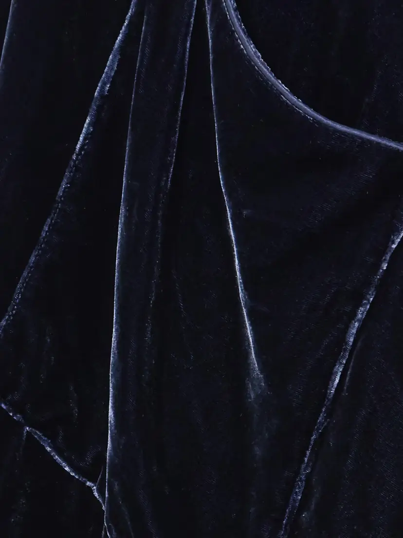 Olivia von Halle Capability Belted Velvet Robe | Thumbnail 4