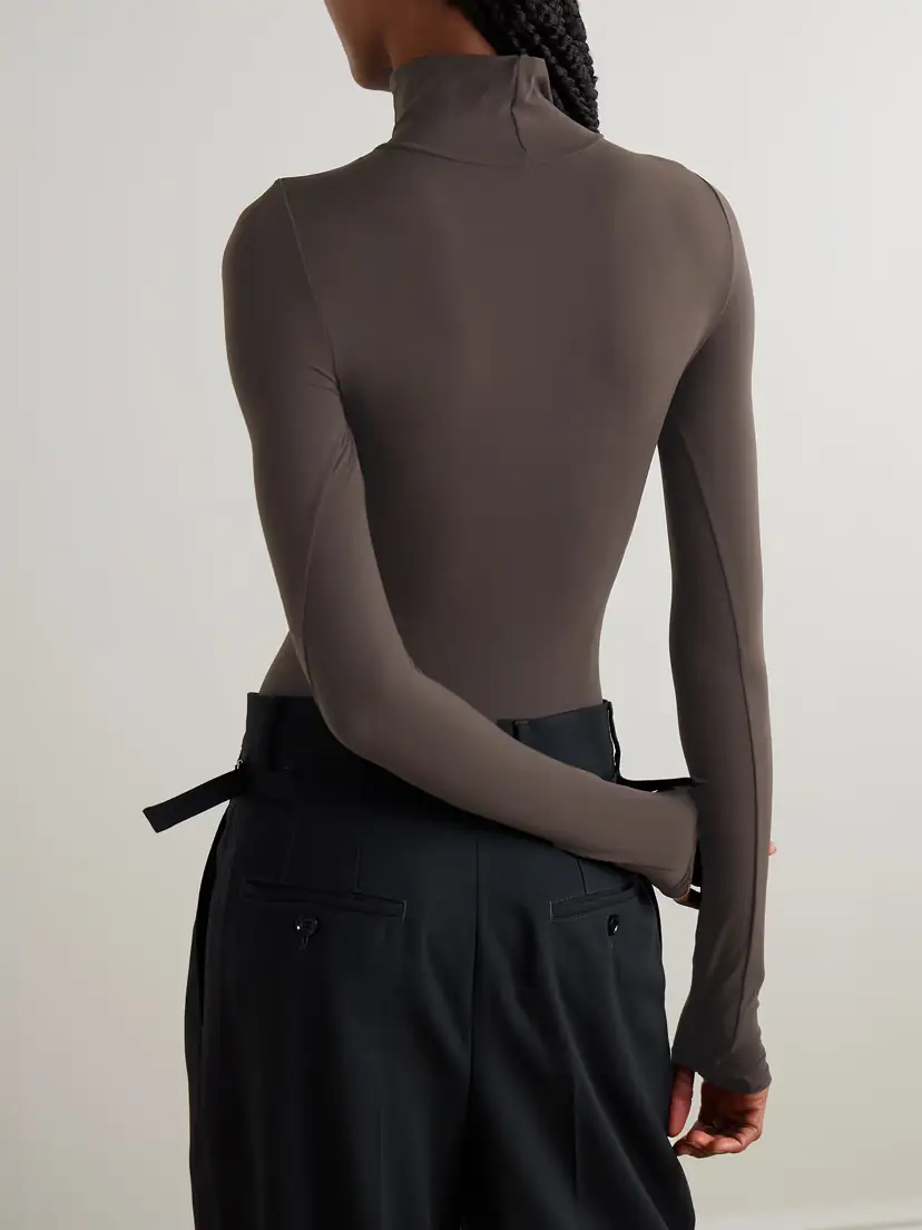 Commando Stretch-jersey Turtleneck Thong Bodysuit | Thumbnail 3 Commando Stretch-jersey Turtleneck Thong Bodysuit | Thumbnail 3