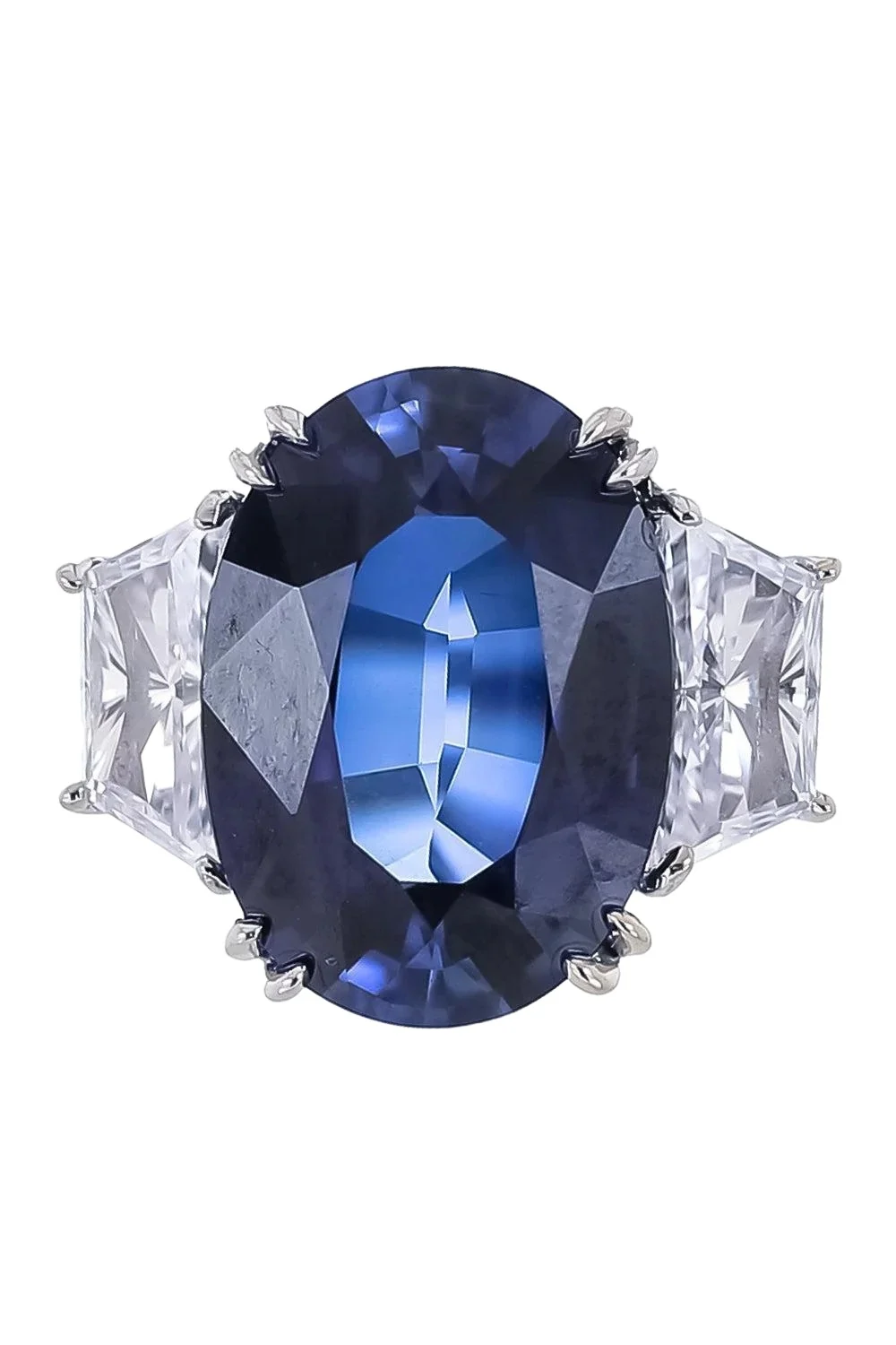 Blue Trapezoid Ring Blue Trapezoid Ring