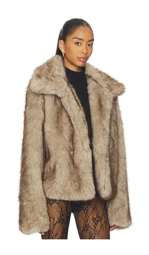 SNDYS Leila Faux Fur Jacket | Thumbnail 2 SNDYS Leila Faux Fur Jacket | Thumbnail 2