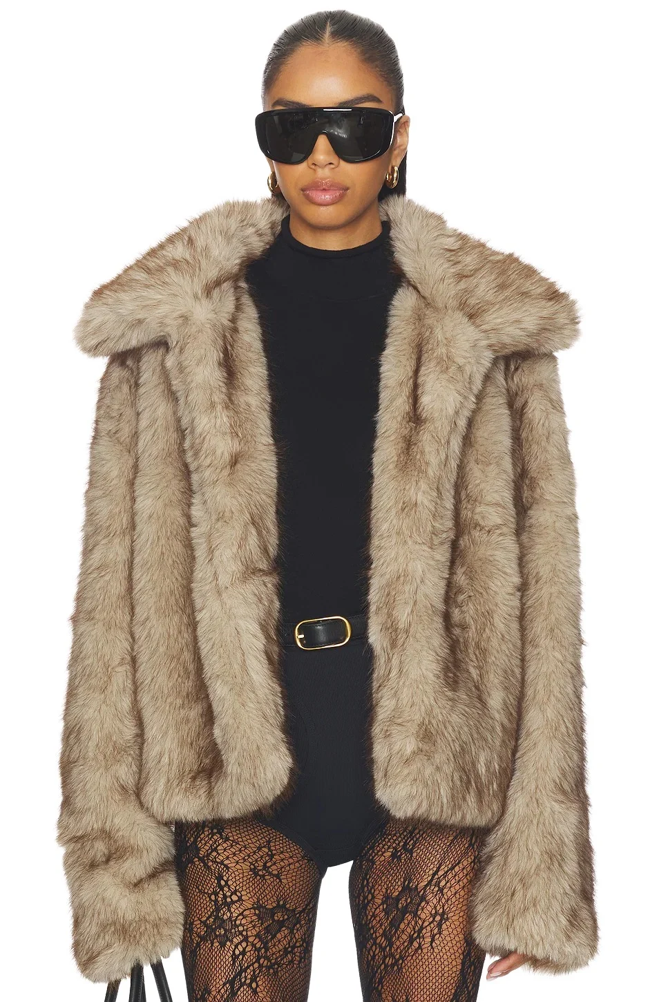 SNDYS Leila Faux Fur Jacket