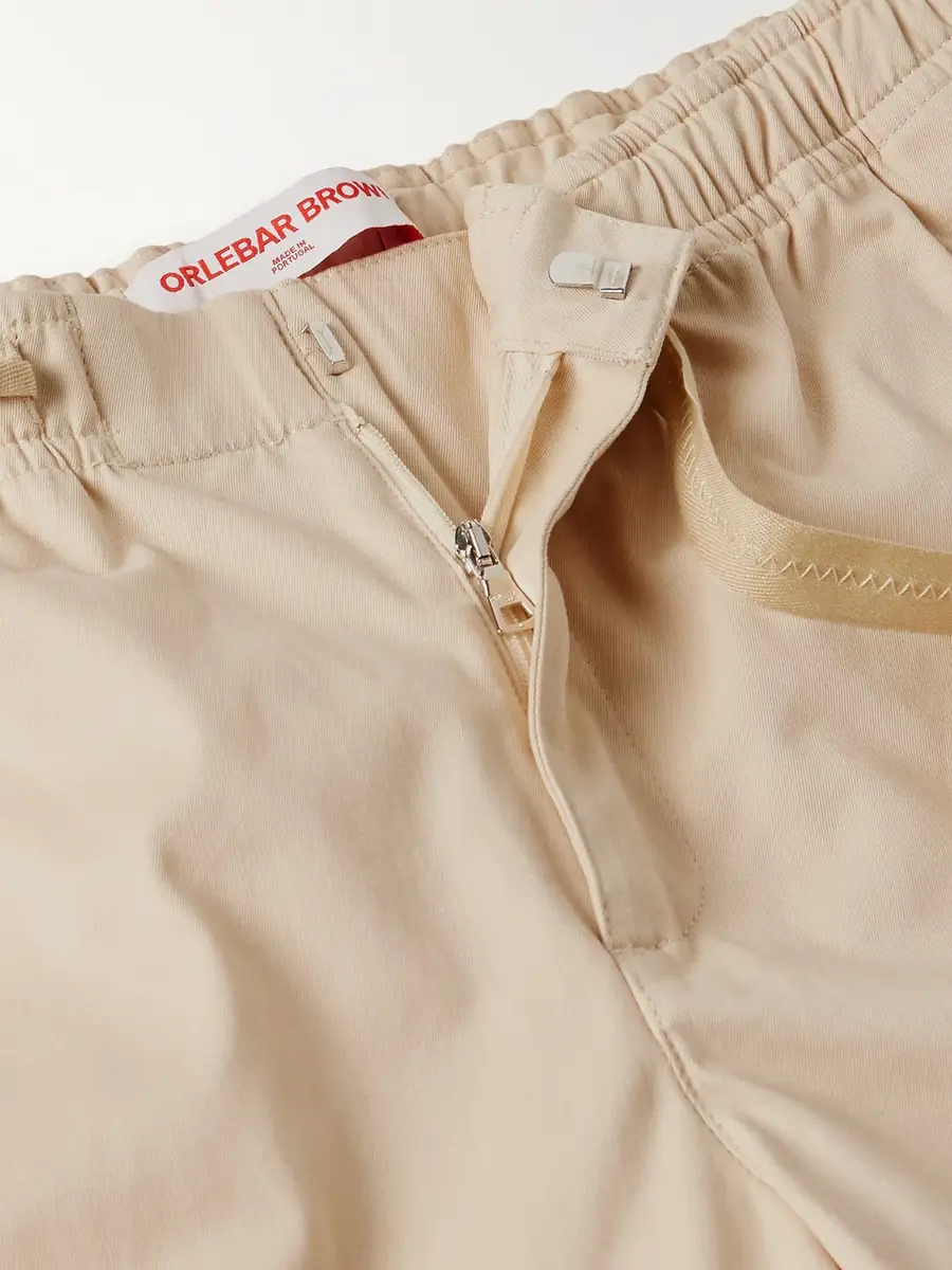 Orlebar Brown Alex Slim-Fit Brushed Cotton-Blend Twill Drawstring Trousers - Men | Thumbnail 6 Orlebar Brown Alex Slim-Fit Brushed Cotton-Blend Twill Drawstring Trousers - Men | Thumbnail 6