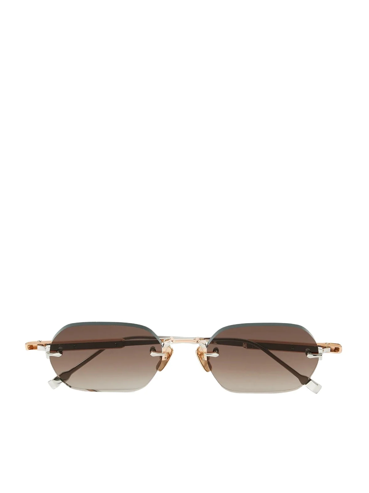 Terebellum IV Square-Frame Gold-Tone Titanium Sunglasses - Men