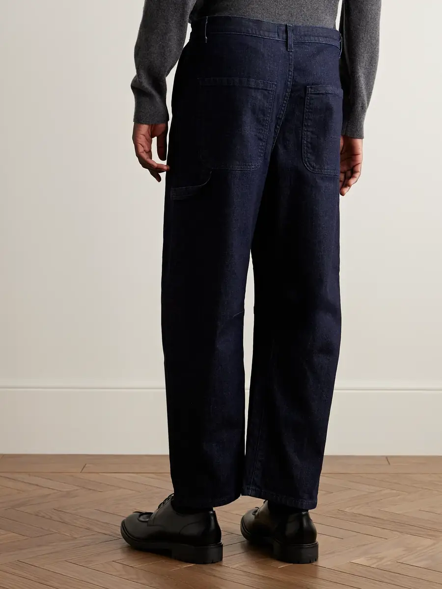 Nili Lotan Carpenter Straight-Leg Cropped Jeans - Men | Thumbnail 4