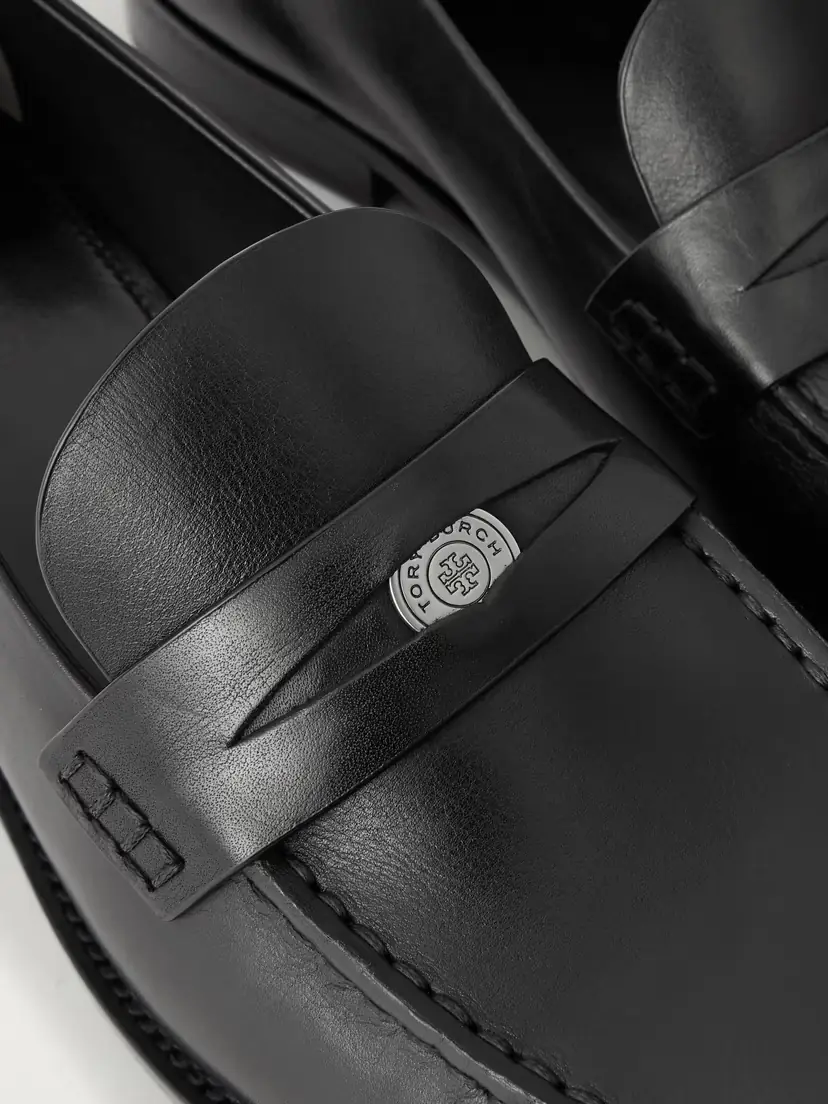 Tory Burch Leather Penny Loafers | Thumbnail 5 Tory Burch Leather Penny Loafers | Thumbnail 5