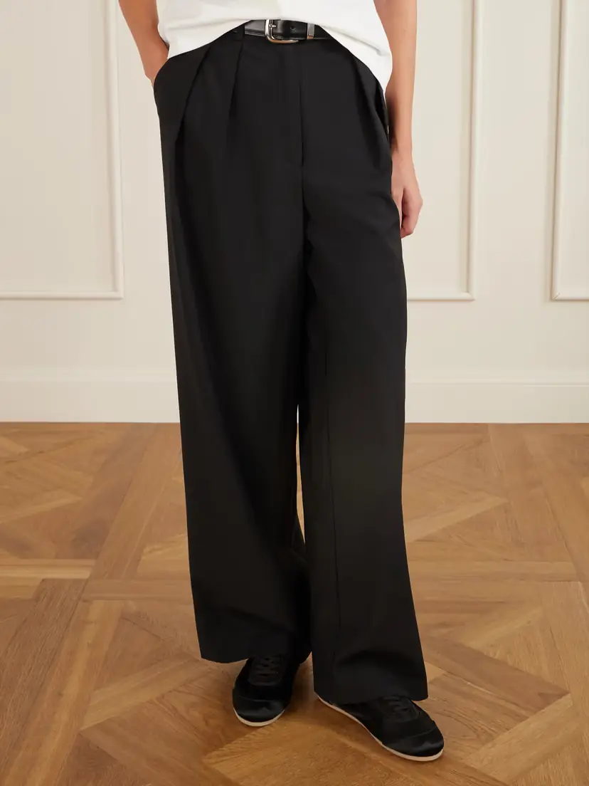 Jil Sander Suede-trimmed Satin Sneakers | Thumbnail 2