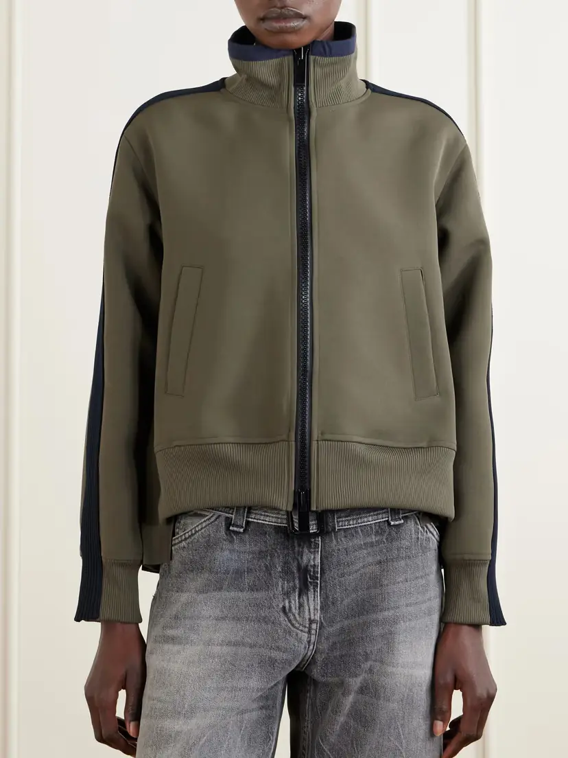 Sacai Pleated Tech-jersey Blouson Jacket | Thumbnail 3