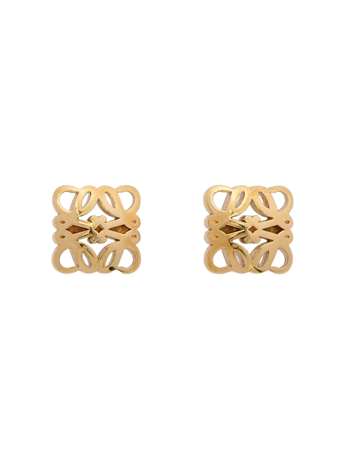Bombe Anagram Gold-tone Earrings