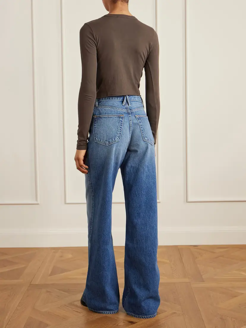 SLVRLAKE Cropped Cotton-jersey T-shirt | Thumbnail 4
