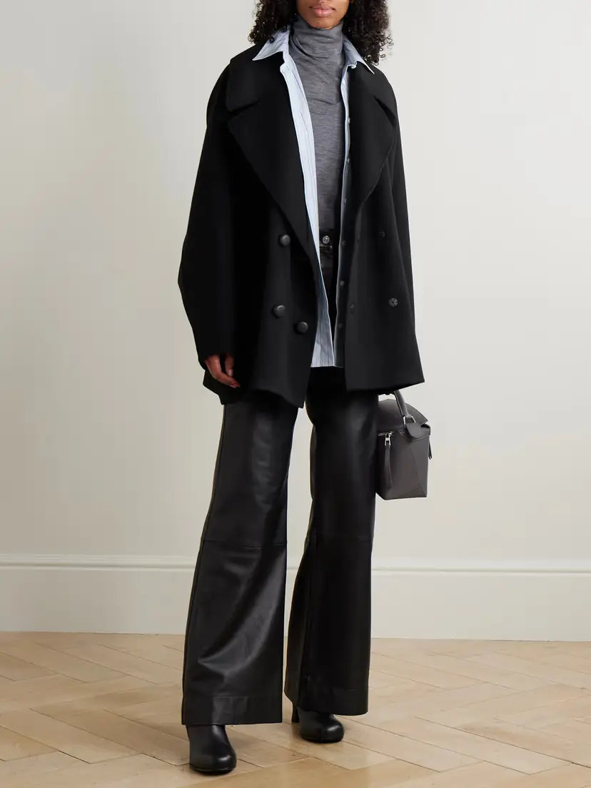 Loewe Double-breasted Wool Coat | Thumbnail 2