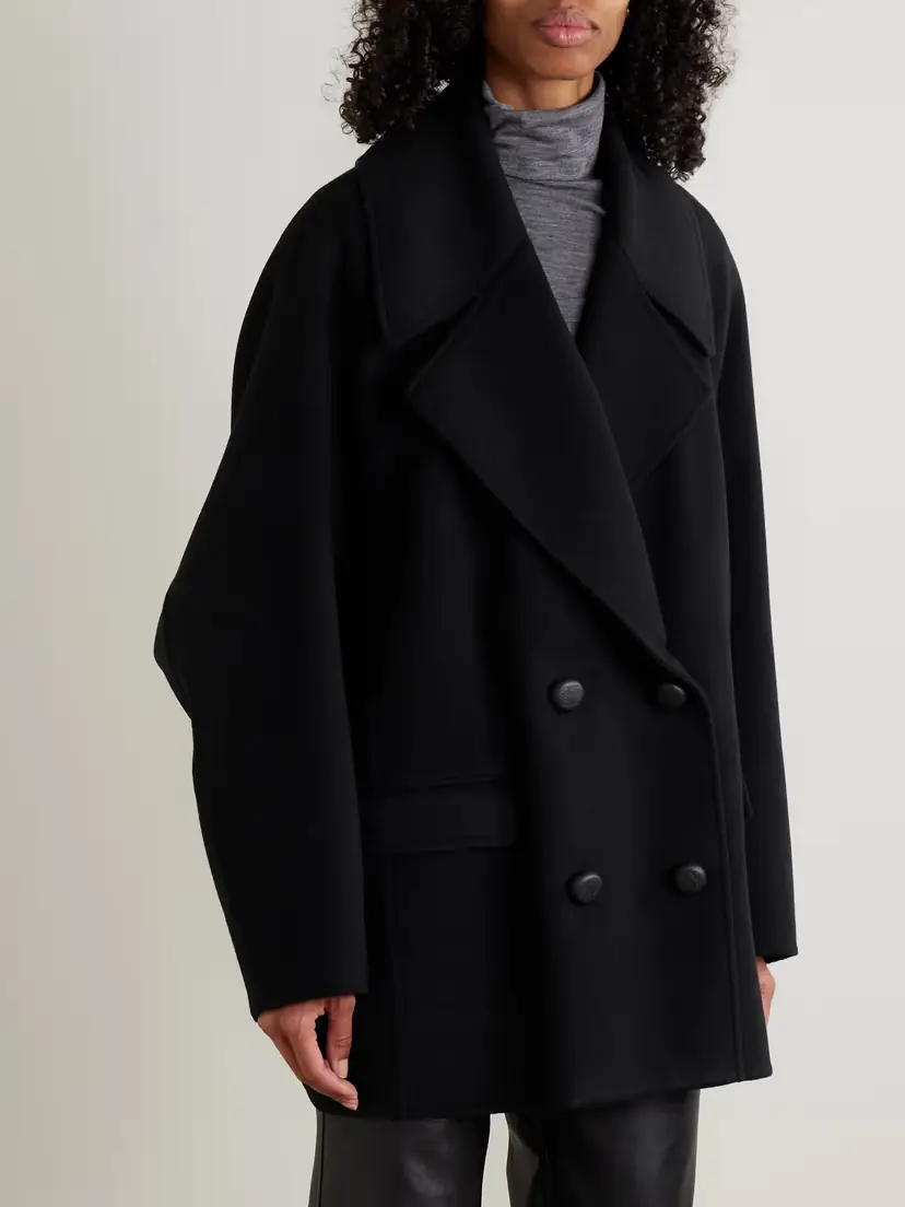 Loewe Double-breasted Wool Coat | Thumbnail 3
