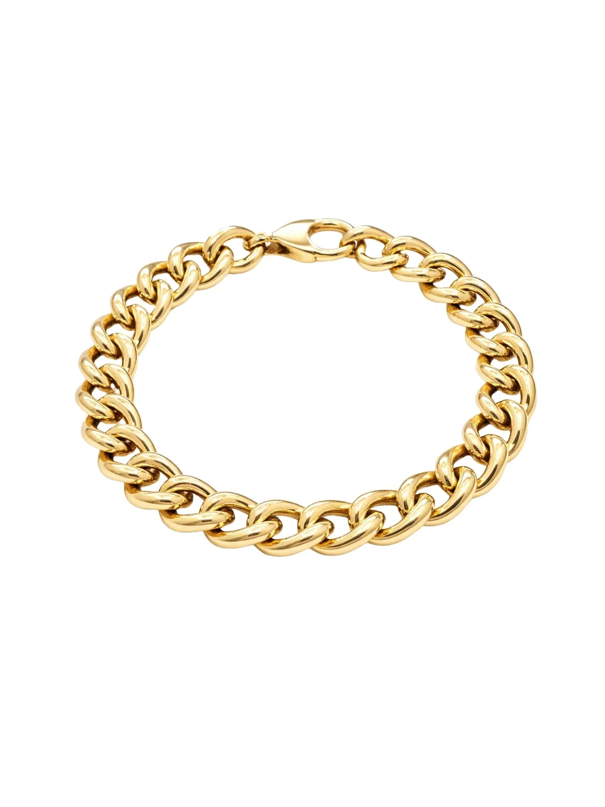 14K Gold Curb Chain Bracelet 14K Gold Curb Chain Bracelet