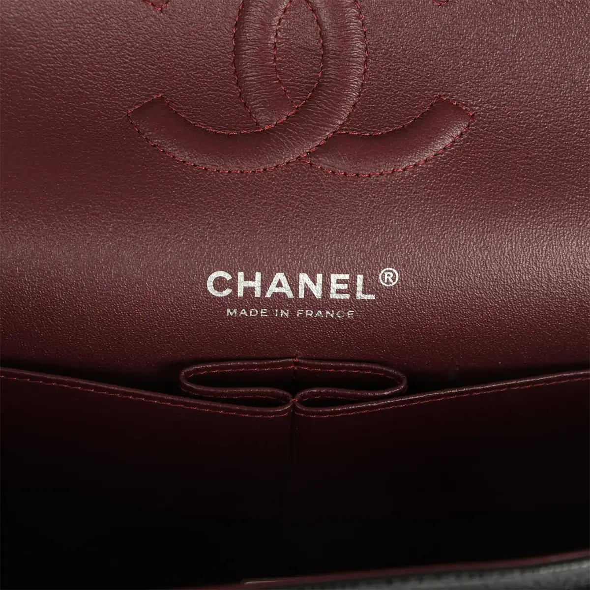 Chanel Chanel Medium Classic Double Flap Black Caviar Silver Hardware | Thumbnail 8 Chanel Chanel Medium Classic Double Flap Black Caviar Silver Hardware | Thumbnail 8