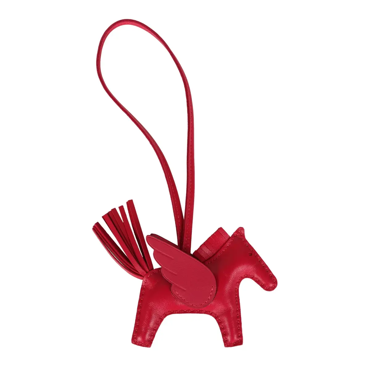 HERMÈS Hermes Pegase Rodeo Bag Charm PM Framboise Milo Lambskin | Thumbnail 2 HERMÈS Hermes Pegase Rodeo Bag Charm PM Framboise Milo Lambskin | Thumbnail 2