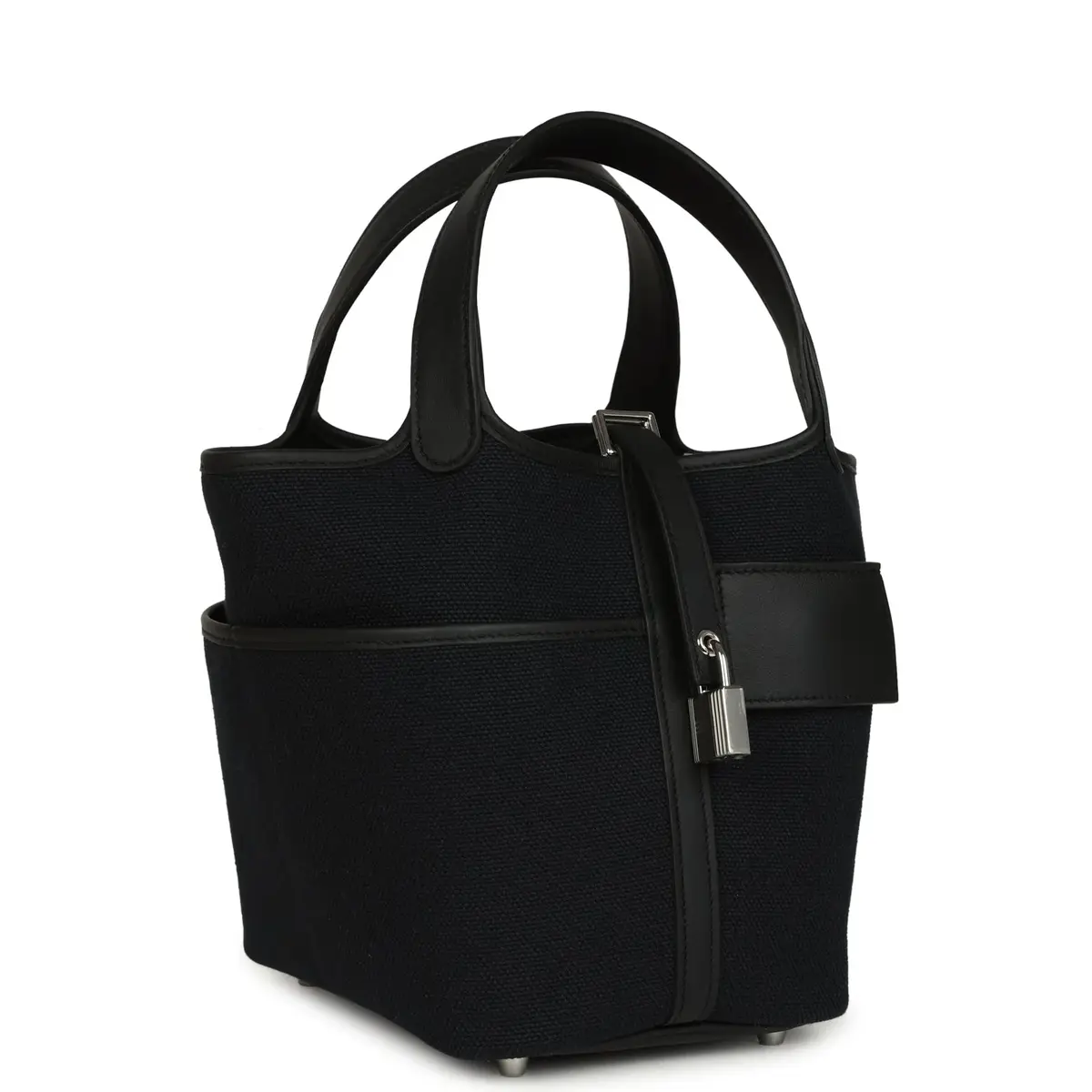HERMÈS Hermes Picotin Cargo 18 Black Toile Goeland and Swift Palladium Hardware | Thumbnail 2 HERMÈS Hermes Picotin Cargo 18 Black Toile Goeland and Swift Palladium Hardware | Thumbnail 2