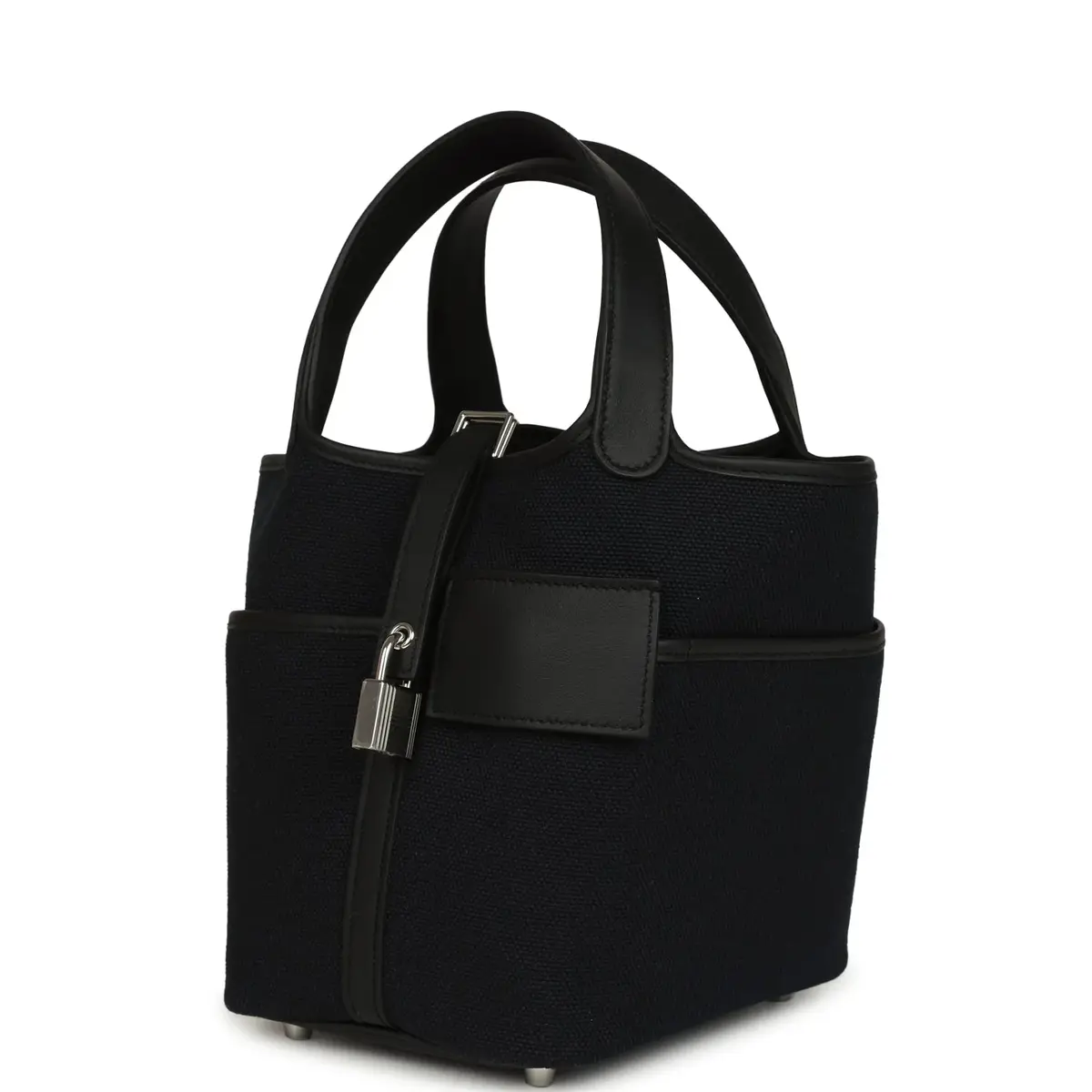 HERMÈS Hermes Picotin Cargo 18 Black Toile Goeland and Swift Palladium Hardware | Thumbnail 3 HERMÈS Hermes Picotin Cargo 18 Black Toile Goeland and Swift Palladium Hardware | Thumbnail 3