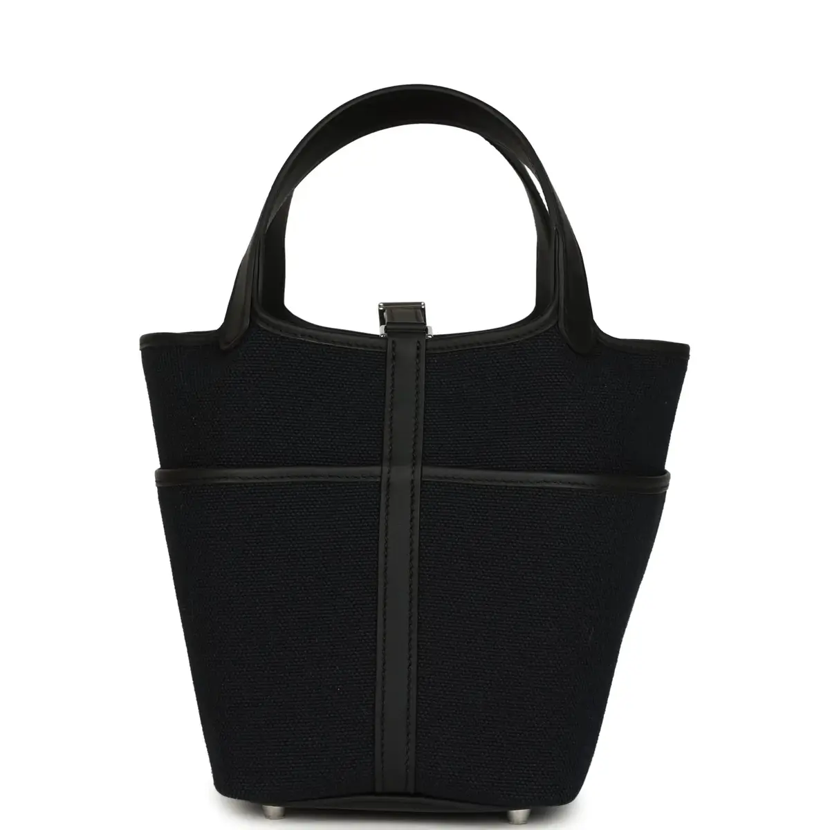 HERMÈS Hermes Picotin Cargo 18 Black Toile Goeland and Swift Palladium Hardware | Thumbnail 5 HERMÈS Hermes Picotin Cargo 18 Black Toile Goeland and Swift Palladium Hardware | Thumbnail 5