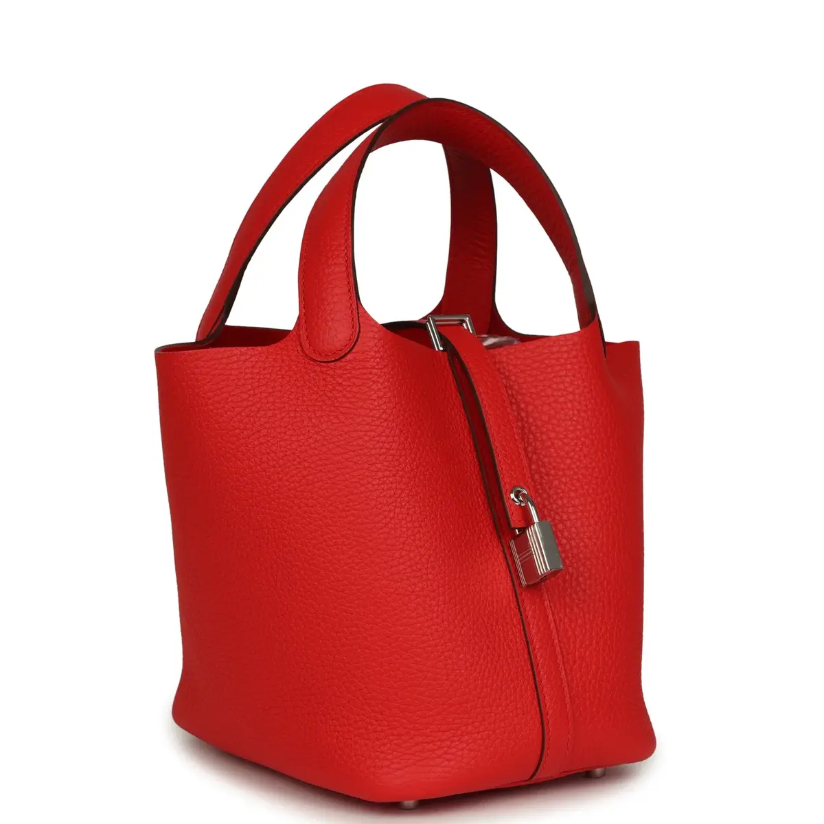 HERMÈS Hermes Picotin Lock 18 Rouge Radieux Clemence Palladium Hardware | Thumbnail 2 HERMÈS Hermes Picotin Lock 18 Rouge Radieux Clemence Palladium Hardware | Thumbnail 2